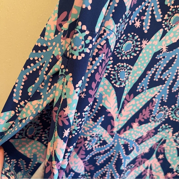 Lilly Pulitzer Johana Coverup Star Gazing Size L - Picture 7 of 11